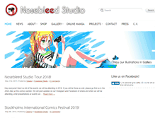 Tablet Screenshot of nosebleed-studio.com